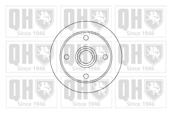 QUINTON HAZELL Тормозной диск BDC5055